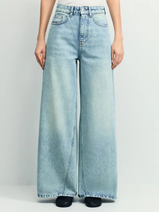 Джинсы ultra wide leg с высокой посадкой / Zarina  фото 2