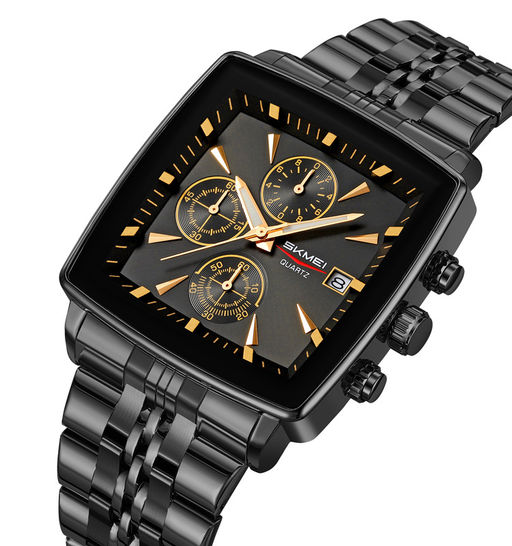 Часы наручные Skmei мужские электронные спортивные 2434black-gold