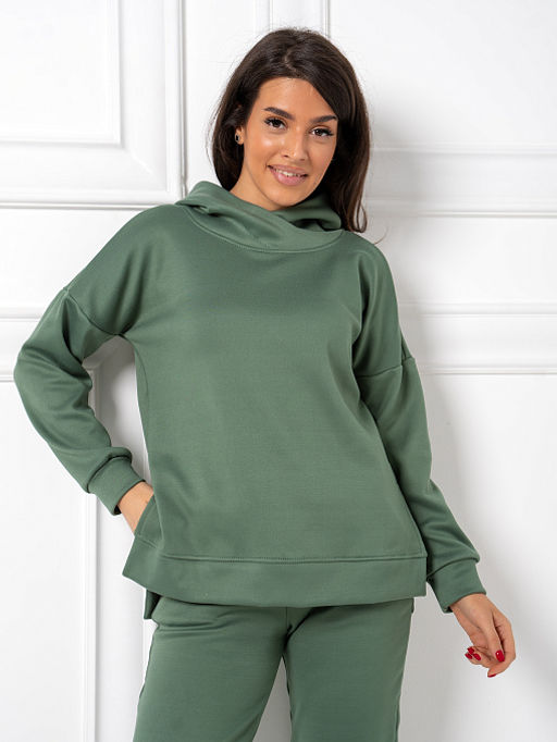 Костюм Шарлот (мех)_396/оливковый - Ihomelux фото 4