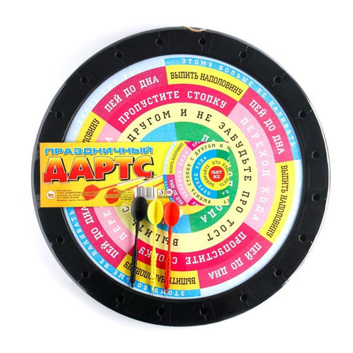 Дартс Задира-плюс «Праздничный», мишень 41×41 см, 3 дротика, 18+