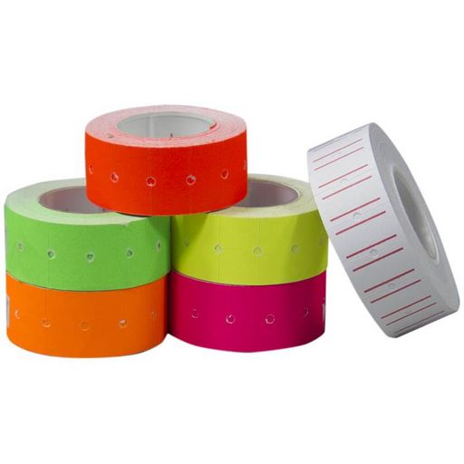 Цена за 2 шт. Этикетки OfficeSpace 21*12мм в рулоне, красные 500шт. (Stl_4207)