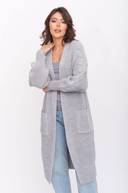 Кардиган Д 3084/серый (1755) - Текстильная мануфактура фото 3