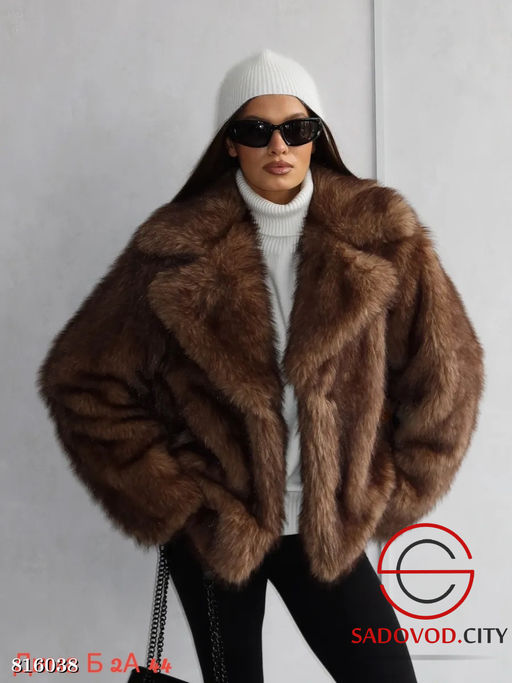 Шуба женская из искусственного меха - Bruno фото 3