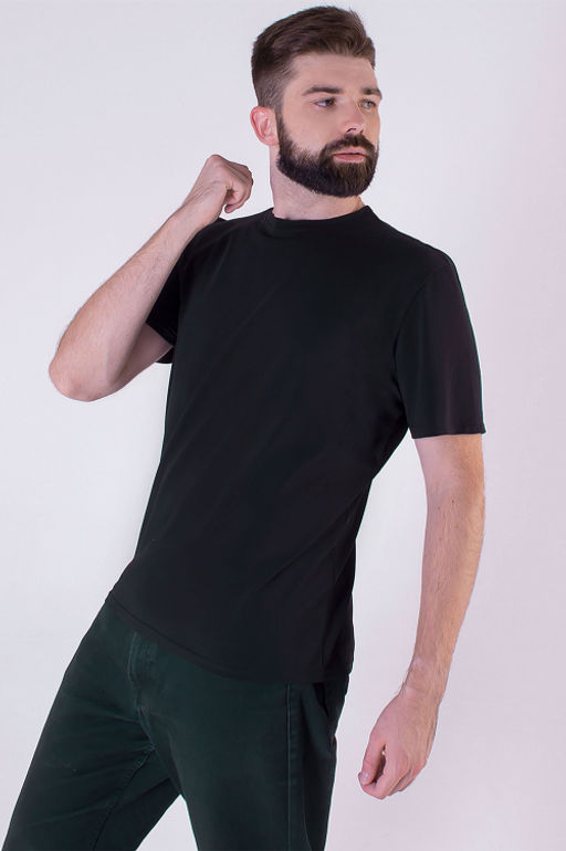 Арт. 67114/8 Футболка мужская 48-58 (6 шт) Цвет:черный - Идеал фото 5