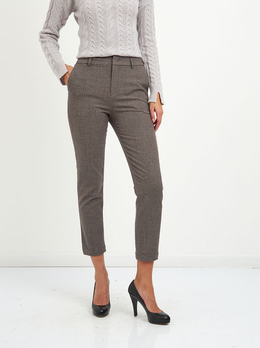 брюки женские бежевые укороченные - Glenfield фото 4