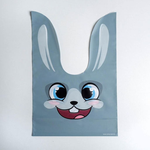 Цена за 20 шт. Мешок подарочный Зайчик, 21?16.5 см