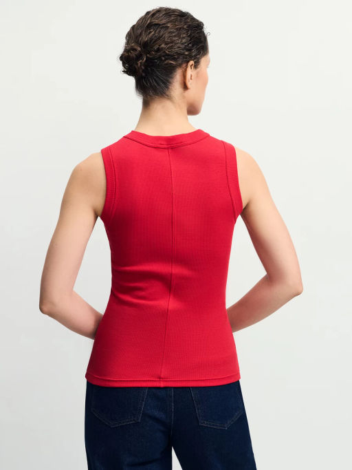 Базовая майка из хлопка / Zarina  фото 5