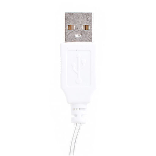 Электрогирлянда Роса 10 м, 100 ламп, USB, синий