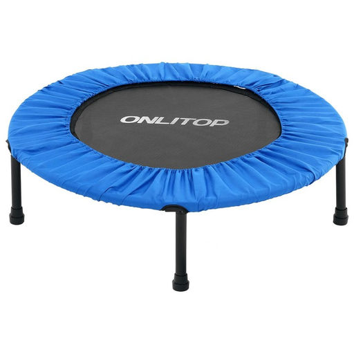 Батут детский ONLITOP, d=91 см, цвет синий  фото 6