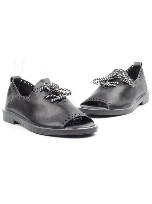 P-919 BLACK Босоножки женские (натуральная кожа) - Фабричный китай фото 10