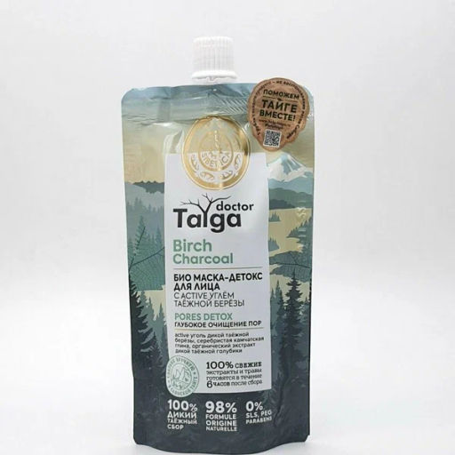 "NS" Doctor Taiga ДЛЯ ЛИЦА Маска-детокс "Био глубокое очищение пор" 100мл