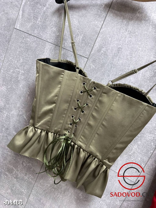 Корсет на шнуровке с чашечками - Bruno фото 5