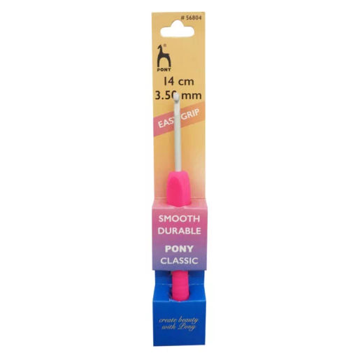 КРЮЧОК PONY С ПРОРЕЗИНЕННОЙ РУЧКОЙ  фото 2