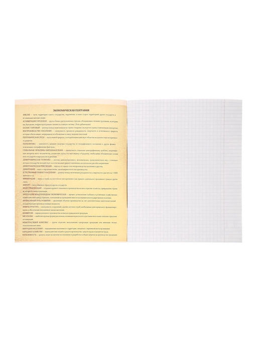 Тетрадь предметная СуперНеон, 48 листов в клетку География, обложка мелованный картон, блок офсет - Calligrata фото 9