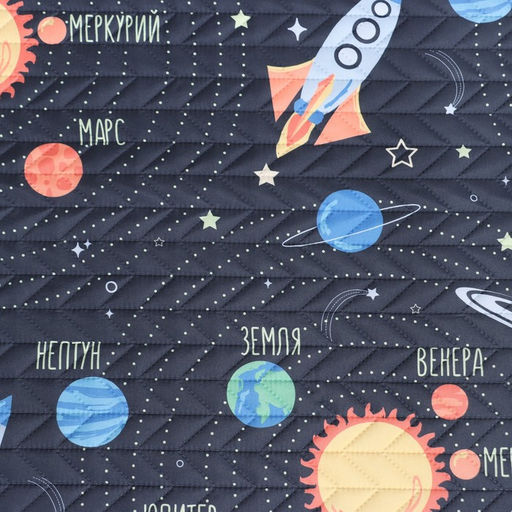 Покрывало Этель 1,5 сп Млечный путь, 145*2105 см, микрофибра  фото 2