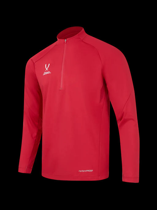 Джемпер ветрозащитный JOGEL PREMIER PerFormPROOF 1/4 Zip Wind Top, красный  фото 8