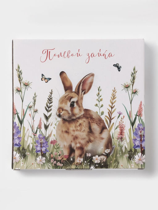 Тарелка десертная Доляна «Зайка», d=20.3 см, фарфор, белая