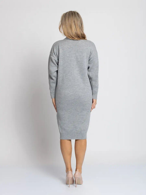 Платье С 7774/серый