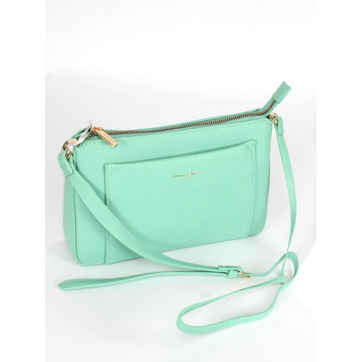 Сумка женская искусственная кожа DJ-СМ 7336-TURQUOISE, 1отд, плечевой ремень, зеленый SALE 263899