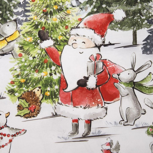 Дорожка на стол Этель Праздник в лесу 40х147 см, 100% хл, саржа 190 гр/м2  фото 5