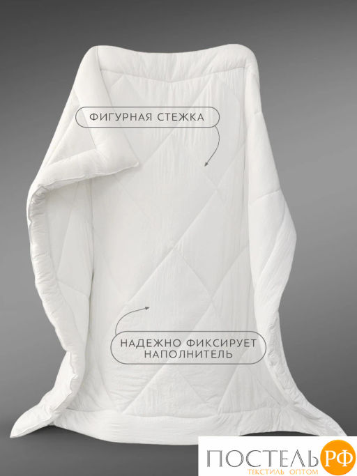Одеяло SleepIx ЮТАКА мкрфбр.washed cotton/микрогель Airsoft, бел - Sleep ix фото 6