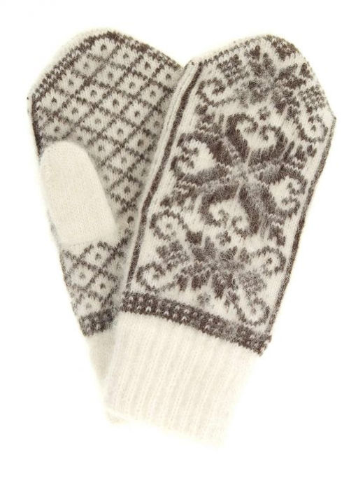 Варежки женские "Паук и снежинки" ПП 3237-11