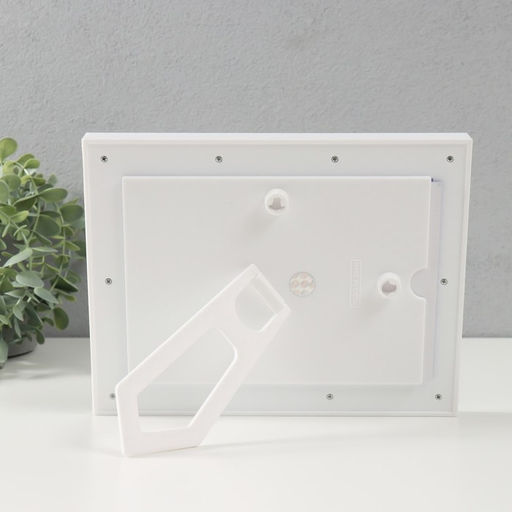 Фоторамка для фото 13?18 см Цветочная, пластик, фиолетовая, 23?2?18 см