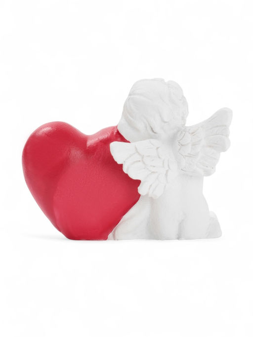 Фигурка полистоун Ангел с сердцем Валентин, 4.5?5.5 см