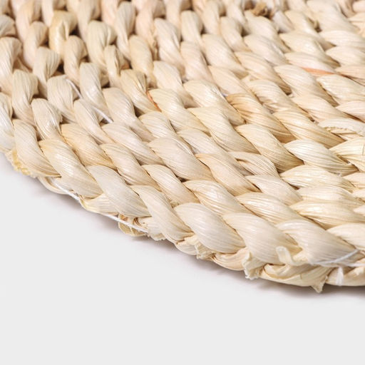 Салфетка сервировочная на стол Доляна Косичка, d=25 см, плетёная  фото 9