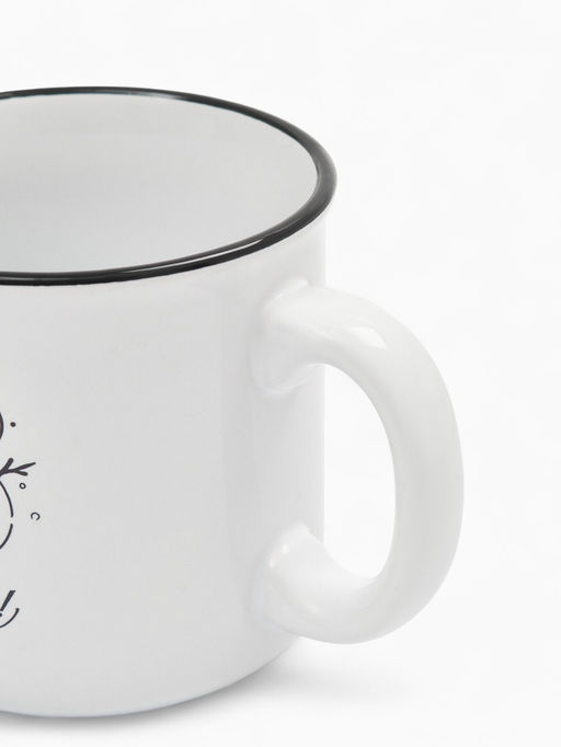 Кружка чайная новогодняя «С новым годом!», 530 мл