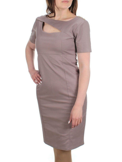 8016 BEIGE Платье женское