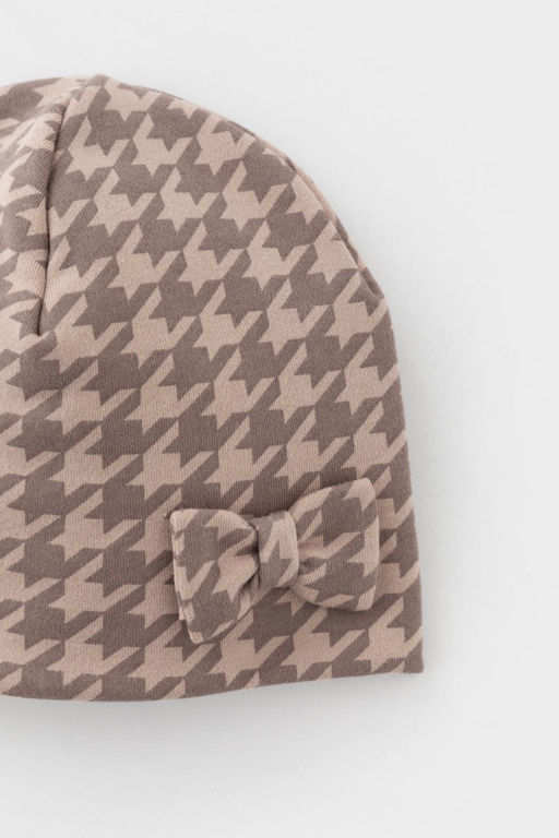 Crockid _ КР 8170/беж,гусиная лапка к505 шапка дет  фото 5