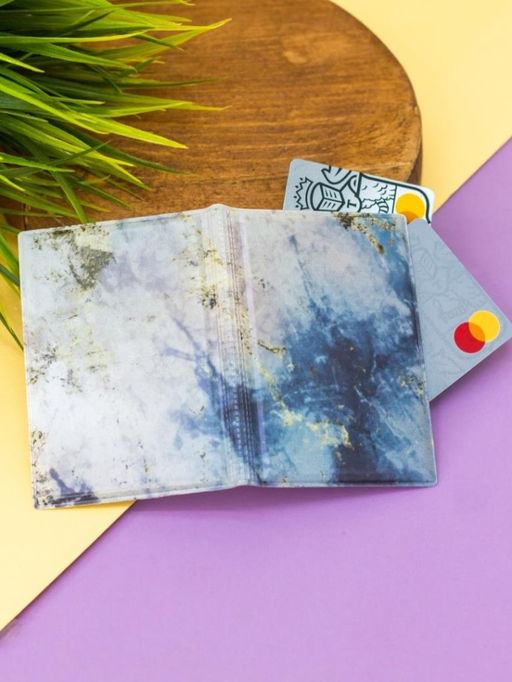 Держатель для карт-книжка "Gold on marble" (7 х 10 см)