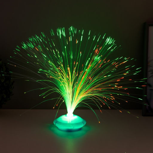 Фигурка светящаяся RISALUX «Веер. Фонтан», LED-ночник, 32 см, МИКС