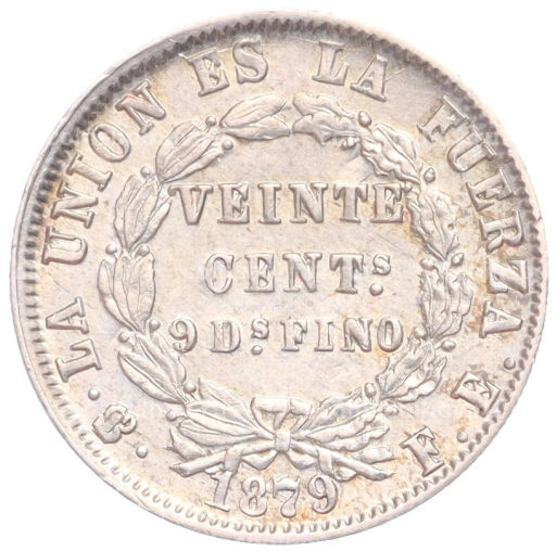 20 сентаво 1879 года Боливия