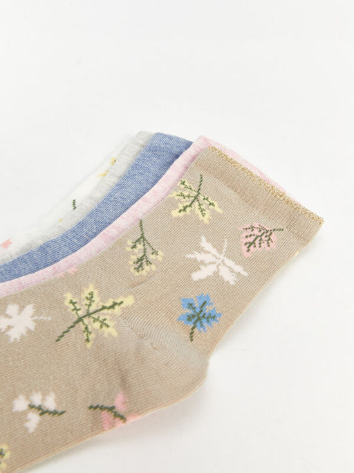 Desenli Kad?n Soket ?orap 5li