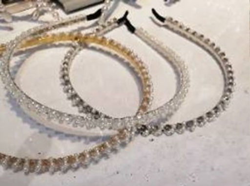 Ободок для волос жемчуг / GTS-26 /уп.12/ - Галеонтрейд фото 3