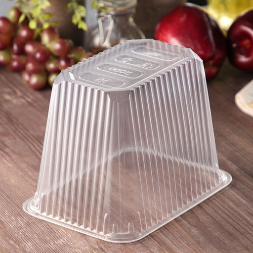 Цена за 100 шт. Контейнер одноразовый «Юпласт», пластик, 2 л, 18.6×13.2×13 см, прозрачный