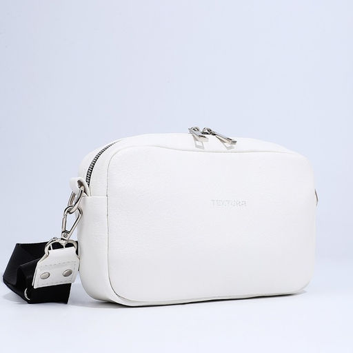 Сумка женская через плечо TEXTURA, маленький размер, цвет белый  фото 3