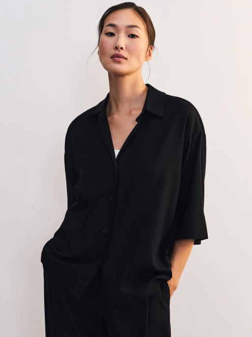 Льняная блуза свободного кроя ZR2605012001-50 / Zarina