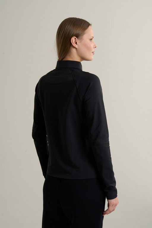 Лонгслив half-zip утепленный Черный ANTA TRN LS Tee фото 4