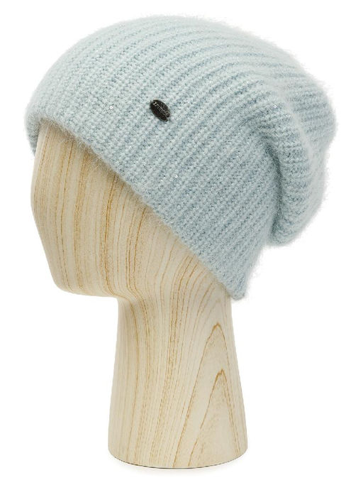 Шапка жен. анг+нейл+люр LB-A53039 l.blue