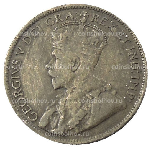 Монета 1 цент 1917 года Канада