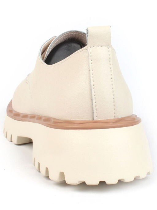 03-HY7-1D BEIGE Полуботинки женские (натуральная кожа)