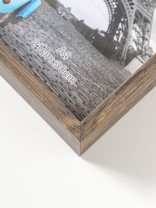 Фоторамка для фото формат А4 «Ламберто», пластик, бежево-чёрный с под золотом, 31×21.8×3.5 см