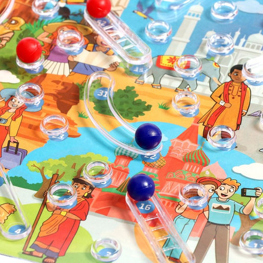 Настольная игра Горки и лестницы. Пираты и путешественники! - Лас играс kids фото 4