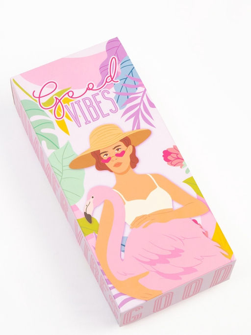 Носки женские KAFTAN Good vibes, набор 5 пар, размер 35-38