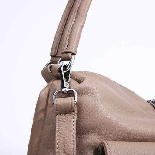 Сумка-тоут на молнии, 3 наружных кармана, цвет бежевый - Simaland фото 5