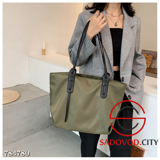 Большая женская текстильная сумка шоппер - Bruno фото 12