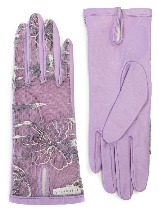 Перчатки женские б/п IS01005 lilac purple - Eleganzza фото 6